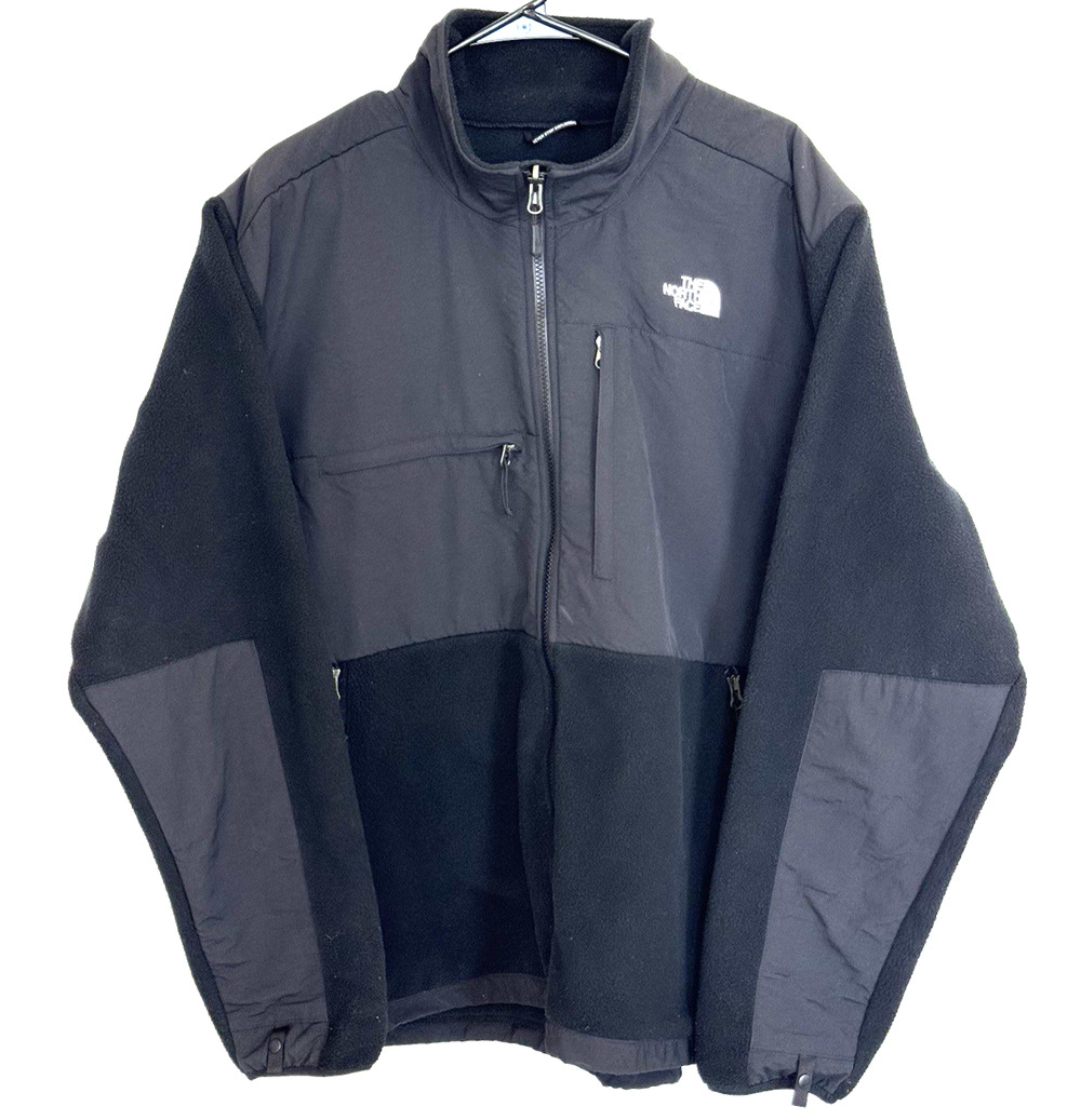 The North Face Polartec Fleece Full Zip Jacket Black Men's XL.